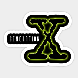 Generation X Sticker